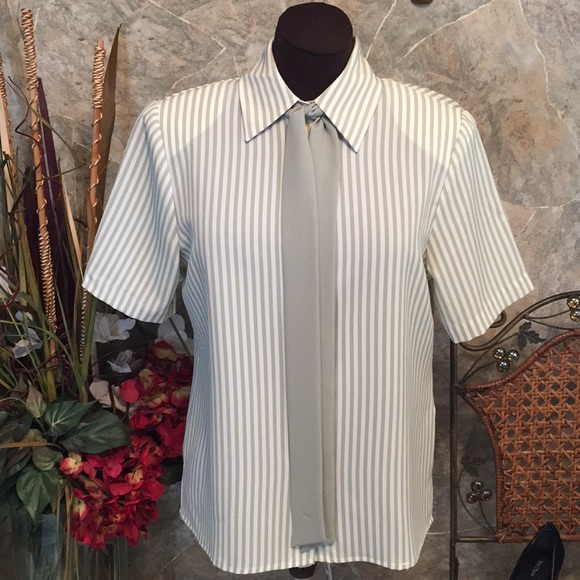 Top blouse tunic button down shirt - Picture 1 of 8